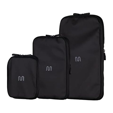 onemate - Packing Cubes mit Kompressionsfunktion - Packwürfel für Rucksack und Koffer - Packtaschen aus recycelten Plastikflaschen - federleicht & wasserdicht Cover