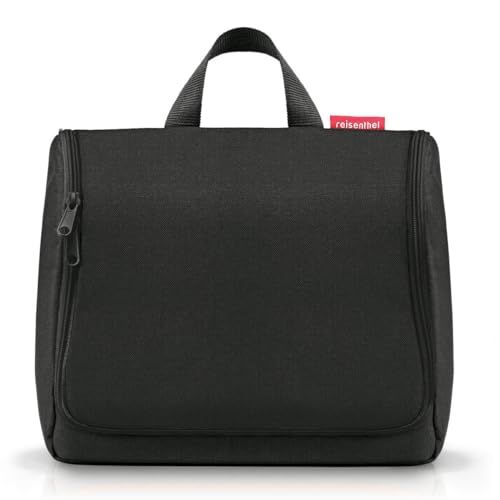 reisenthel Toiletbag XL, Hanging Travel Toiletry Organizer, Black