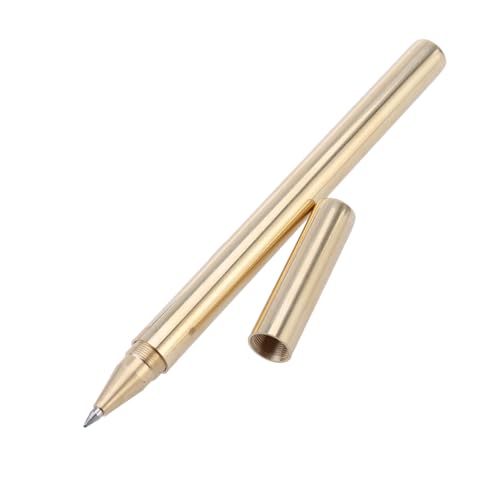 Bolígrafo metálico con tinta negra 0.5 mm color dorado