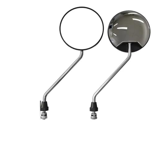 Espejos retrovisores moto universales con abrazaderas de 22 mm para scooter y kart