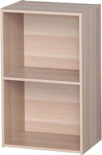 アイリスオーヤマ カラーボックス 本棚 棚 テレビ台 1人暮らし 一人暮らし カラーボックス 2段 収納ボックス 収納 ケース 棚 おしゃれ ラック コスメ収納 A4ファイルが入る 収納ボックス 本棚 幅41.5×奥行29×高さ68cm ナチュラル CX-