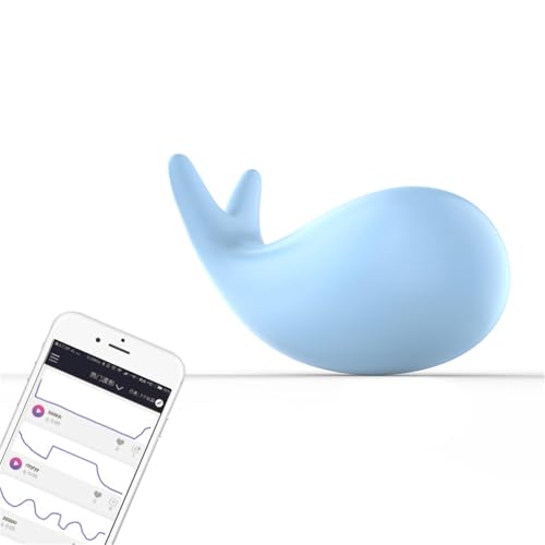 Bluetooth Vibrator mit APP Ferngesteuerter Vibratoren, mit 10 Vibrationsmodi, G Punkt Und Klitoris, Sie Klitoris Und G-Punkt Erotik Sexspielzeug Für Frauen Paare,Blue