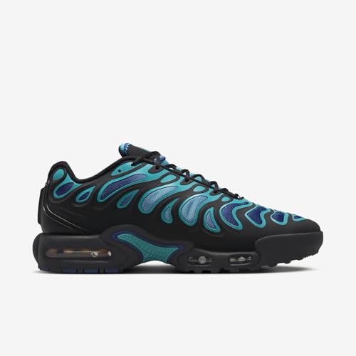Nike Air Max Plus Drift Men's Shoes (FD4290-011, Black/Deep Royal Blue/Baltic Blue) Size 11.53