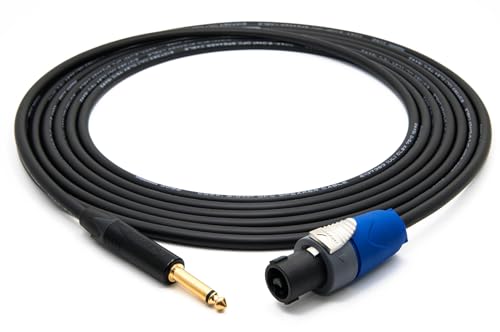 Cable Mogami 3082 coaxial para altavoces con conectores Neutrik Speakon y TS de enoaudio