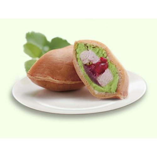 伊都きんぐ あまおう苺入りどら焼き「どらきんぐエース抹茶」4個入り