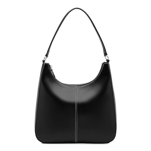 Miraggio Juno Hobo Bag | Women Shoulder Bag For Office Travel | Gift Items For Women | Solid Hobo Bags (Black)