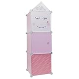 Egayez votre une chambre d'enfant avec ce rangement aux couleurs vives et chaleureuses Il s’adapte à votre espace et à vos envies grâce à ces 2 cubes modulaires de 30x30cm