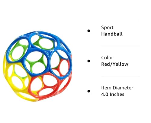 Image of RADIONICS Oball Easy Grasp Shaker Rattle BPA-Free Infant Toy