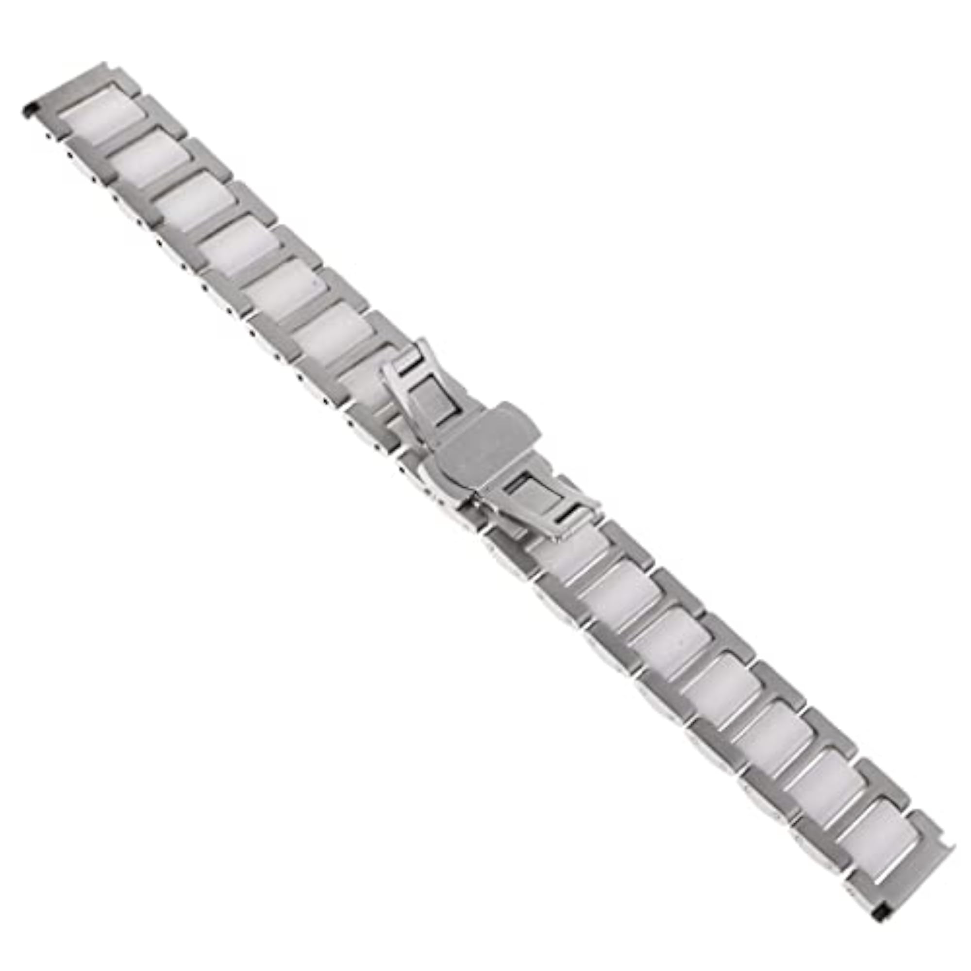 Stainless Steel Ceramic Links Watch Band Strap