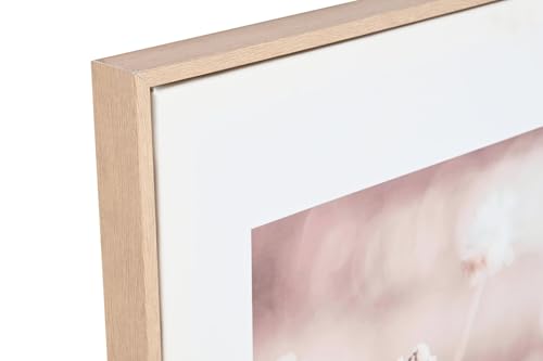 Lienzo de fleurs encadré 75x4x100 cm, décoration murale de prestige