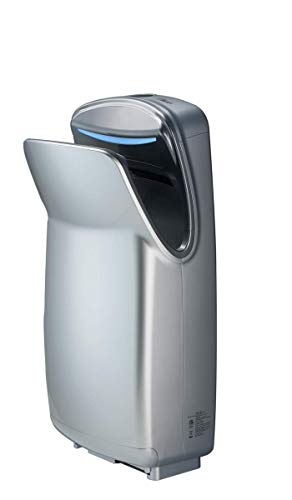 World Dryer V-649A Vmax Vertical Hand Dryer, 110-120V, High-Impact Abs Cover In Silver #TOP1