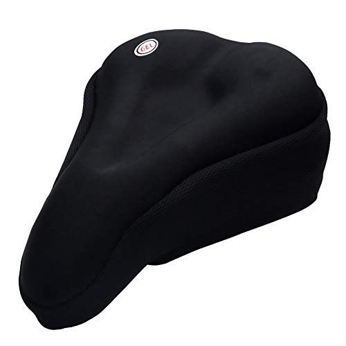 COKECO Vélo Gel Housse de siège Fine Good Coussin de Bicyclette VTT Vélo Housse de siège avec avec Protège la Poussière très Confortable pour Le Vélo de Route et Le Vélo de VTT 300 * 190MM Cover