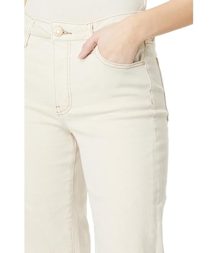 KUT from the Kloth Women's Charlotte High-Rise-fab Ab-Culottes in Ecru3