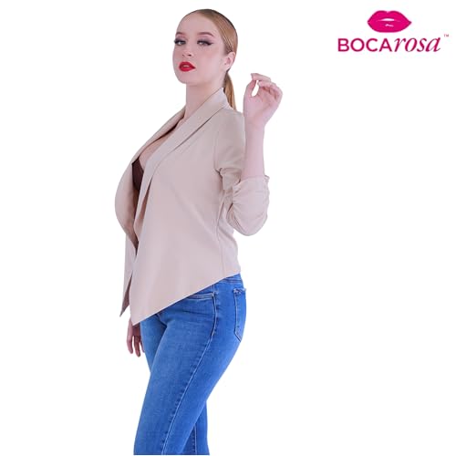 Blazer Long Sleeve Women Casual Business Open Front Long Sleeve Work Office Blazer Jacket Fashion Ladies Trendy3