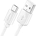 Price comparison product image deleyCON 2m (6.6 ft) micro USB to USB cable / sync cable / charging cable / data cable - White - micro USB B to USB A connector for Samsung Galaxy / Sony Xperia / Nokia Lumia / LG etc.