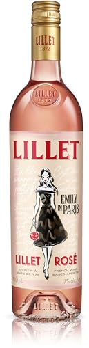 Lillet Rosé Original – Französischer Weinaperitif mit fruchtig-frischem Geschmack, Cabernet Sauvignon, Limited Edition Design – 1 x 0,75 l