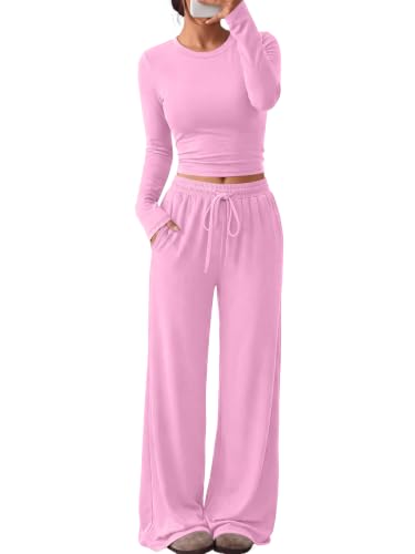 Image of Trendy Queen Women's 2 Piece 2026 Fall Fashion Lounge Set with Pockets