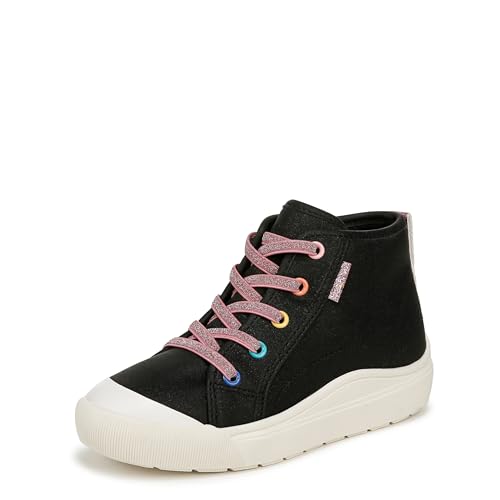 Dr. Scholl's Youth Boys Time Off High Kids Sneaker Black Shimmer 13 M