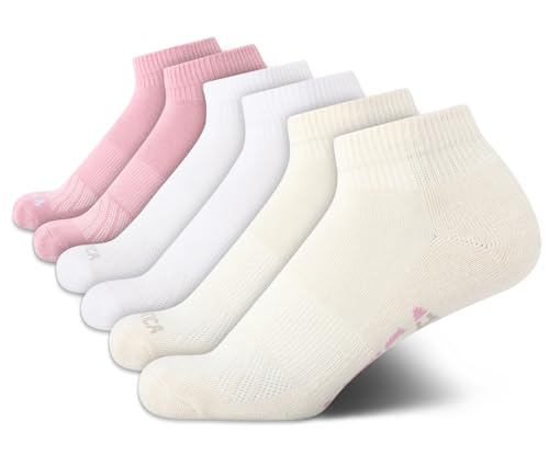 Image of Nautica Womens Quarter Socks Athletic Cushion Moisture Wicking Socks 6 Pack | Stretch Performance Dri-Motion Fabric, Cushioned with Arch Support, Breathable Mesh Panels, Quarter Cut, Shoe Size 4-10