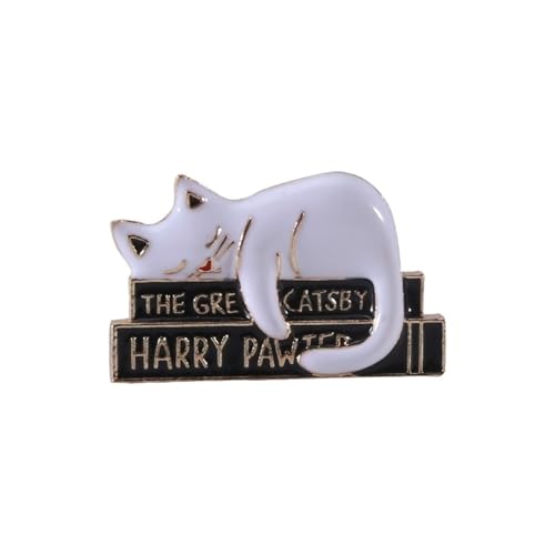 Broches de gato para fiestas y eventos casuales en caja de adopción unisex