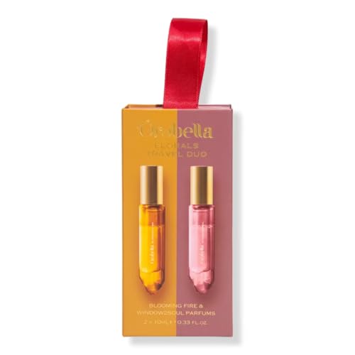 Orebella Florals Travel Duo Gift Set Blooming Fire and Window2Soul Fragrances 0.33 oz Travel Spray