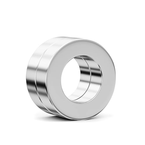 Realth 2 Stück Neodym Ringmagnet MC822E