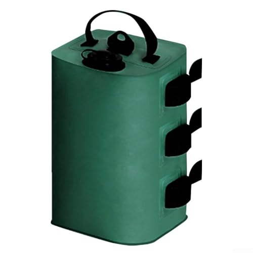 Bolsa de peso de lona de 10 L, balasto de agua resistente al viento de PVC 500D para tienda de campaña al aire libre, toldo de pabellón | Bolsa de arena portátil con carga fija alternativa para