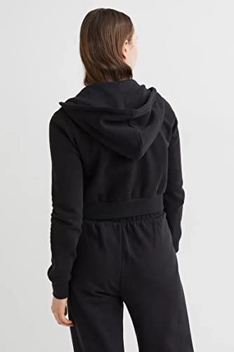 Image of Cropped Zipper Hoodie for Women