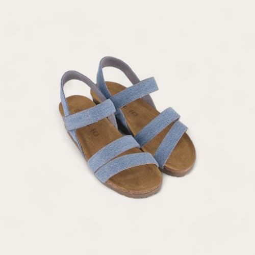 Image of NAOT Kayla Women's Sandals - Supportive 3-Strap Design with Backstrap, Cork & Latex Footbed - Arch Support - Travel-Friendly Comfortable Walking Sandals for All-Day Wear
