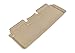 3D MAXpider Second Row Custom Fit All-Weather Floor Mat for Select Tesla Model S Models - Kagu Rubber (Tan)