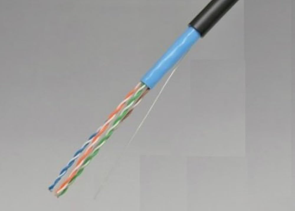 Amazon.co.jp: 日本製線 屋外用Cat6ケーブル NSGDT6-LAP 0.5mm