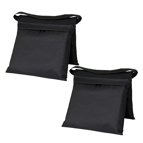 ARTIBETTER 2pcs Balance Sandbag Photo Studio Sandbags Studio Weight Bag Weight Sandbag Balanced Sandbags Sports Sandbag Light Stands Sandbag Video Sandbag Film Sandbag 600d Oxford Cloth Black
