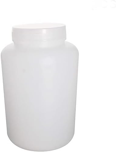 Vista 16 de Bettomshin 1 botella de plástico PE de 3.4 fl oz (grado alimenticio), botella de reactivo de laboratorio de boca ancha, recipiente de almacenamiento