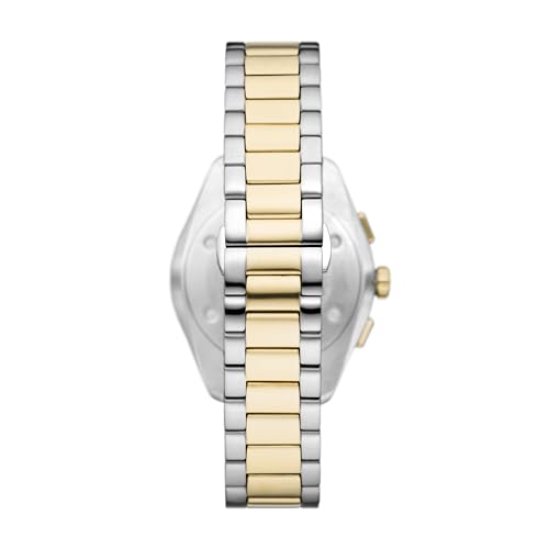 Image of Emporio Armani Stainless Steel Analog Beige Dial Men's Watch-Ar11605, Band Color-Two-Tone