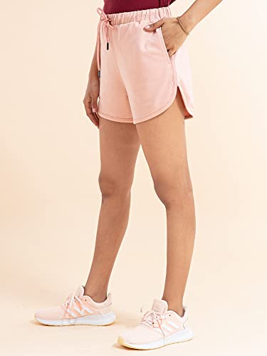 Image of NYKD Solid Cotton Shorts for Women with Pocket | Casual, Sports, Night Wear - NYK039