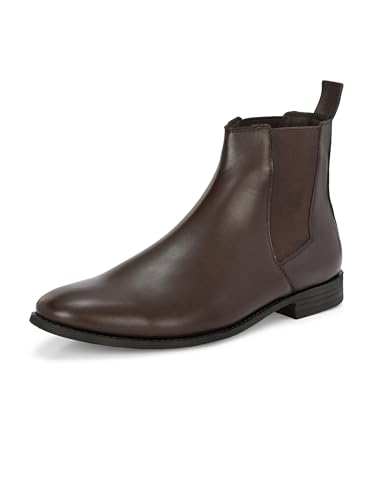 Image of EL PASO Men Faux Leather Casual Chelsea Boots