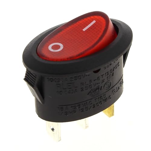 Interrupteur 3 cosses rouge 4071371738 pour cafetiere