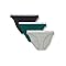 Calvin Klein Damen 3er Pack Slips Bikini Form Baumwolle mit Stretch, Mehrfarbig (Black/Grey Heather/Turf), L