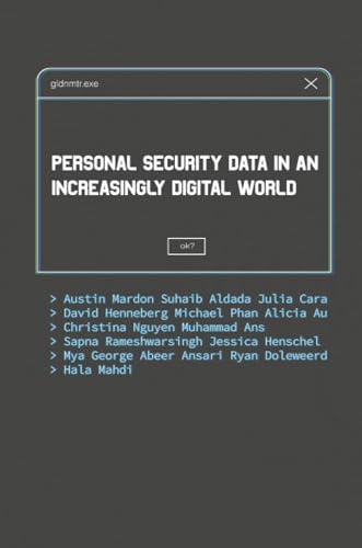 Personal Security Data in an Increasingly Digital World