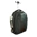 Rolling Backpack, Gladiador Travel Wheeled Laptop Backpack for Women Men, Carryon Trolley Luggage Suitcase Compact Business Bag College School Laptop Bag fit 15.6 Inch Laptop,Black 18 inch