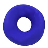 Hemorrhoid Pillow, Inflatable Butt Pillow for Tailbone Pain Relief, Coccyx Seat Cushions for Pressure Relief Bed Sores, Prostatitis, Wheelchairs, Postpartum Pregnancy (Blue)