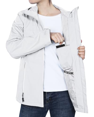 Image of 33,000ft Packable Rain Jacket for Women Waterproof Raincoats with Hood