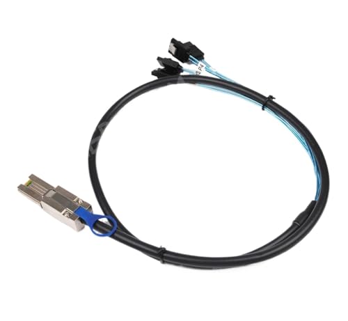 Cable adaptador MI-N SAS SFF-8088 a 4 SATA 1m miniatura 2