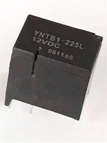 Relais 12V CC 5 broches YNTB1-225L en lot de 2 pour circuits électroniques