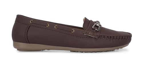 Image of Karaddi Women's Loafers | Cushioned Footbed | Stylish Fashion Moccasins | Comfortable Slip On Formal Loafer for Women | Flexible Style Casual Shoes | Formal Office Wear Shoe