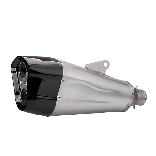 Silencieux d'échappement 51mm en inox pour look racing et sonorité sportive Tmax Z900