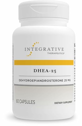 Integrative Therapeutics DHEA-25 - Support Supplement for Men & Women - Support - Vegan, Gluten-Free & Dairy-Free - 60 Capsules (60 Servings)