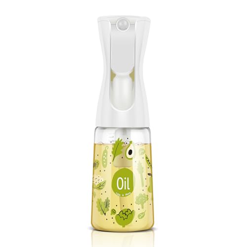 Mistifi Oliver Oil Sprayer for Cooking, Spray Bottle 6oz, Non-Aerosol Refillable Dispenser Oil Mister FS601 Green Vegetable