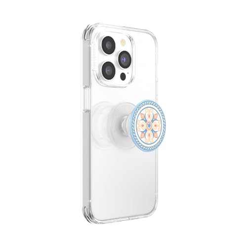 Image of ​​​​PopSockets Phone Grip with Expanding Kickstand, Adhesive Grip - Portofino Tile