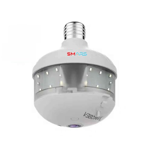 smars V380-D8 4MP WiFi Smart Bulb Camera | 2-in-1 E27 Lamp Security Camera | Full Color Night Vision | Two-Way Voice | Auto Tracking | Wide-Angle Zoom-image-45